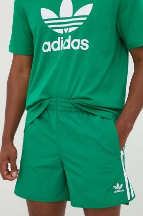 adidas Originals pantaloni scurți bărbați, culoarea verde IM4424