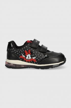 Geox sneakers pentru copii x Disney culoarea negru