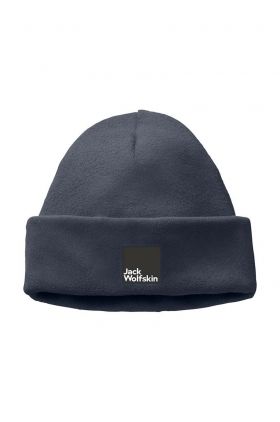 Jack Wolfskin caciula copii SPIRIT FLEECE BEANIE culoarea albastru marin, din tesatura neteda