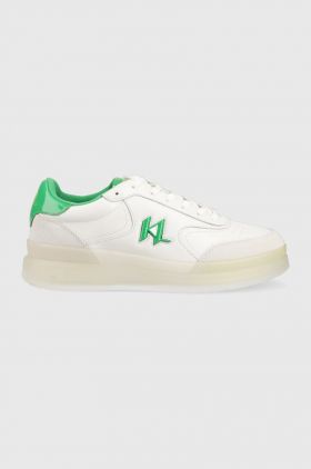 Karl Lagerfeld sneakers BRINK culoarea alb, KL53426A