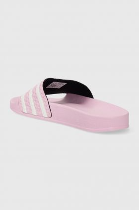 adidas Originals papuci Adilette femei, culoarea roz IE9618