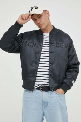 Mercer Amsterdam geaca bomber culoarea gri, de tranzitie, oversize