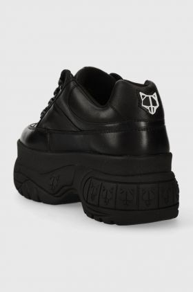 Naked Wolfe sneakers din piele Sporty culoarea negru