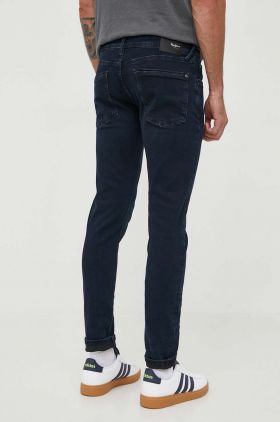 Pepe Jeans jeansi Stanley barbati, culoarea albastru marin