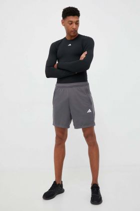 adidas Performance pantaloni scurți de antrenament Train Essentials culoarea gri