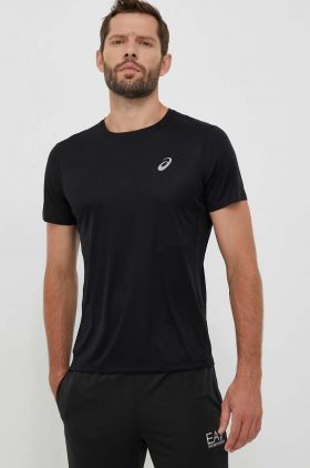 Asics tricou de alergare Core culoarea negru, neted