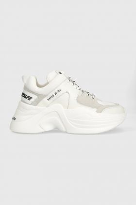 Naked Wolfe sneakers Track culoarea alb