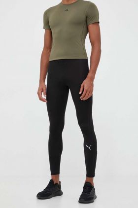 Puma leggins de alergare Run Favorite culoarea negru, neted