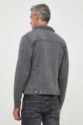 Pepe Jeans geaca Bryson barbati, culoarea gri, de tranzitie