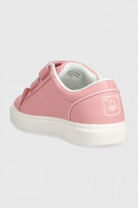 United Colors of Benetton sneakers pentru copii culoarea roz