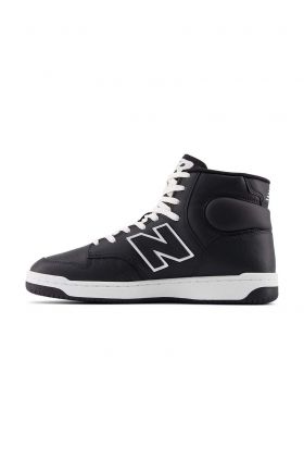 New Balance sneakers din piele BB480COB culoarea negru