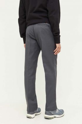 Dickies pantaloni 874 barbati, culoarea gri, drept