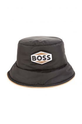 BOSS palarie copii culoarea negru