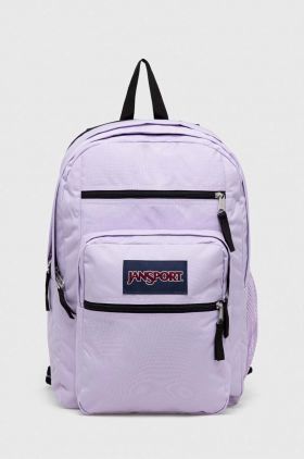 Jansport rucsac culoarea violet, mare, neted