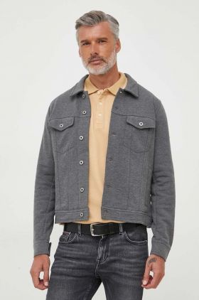 Pepe Jeans geaca Bryson barbati, culoarea gri, de tranzitie