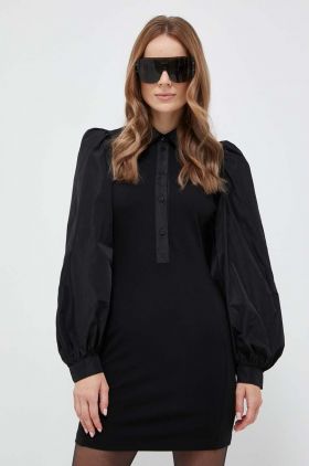 Silvian Heach rochie culoarea negru, mini, mulata