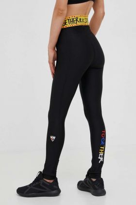 Rossignol leggins sport x JCC femei, culoarea negru, cu imprimeu