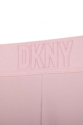 Dkny leggins copii culoarea violet, neted