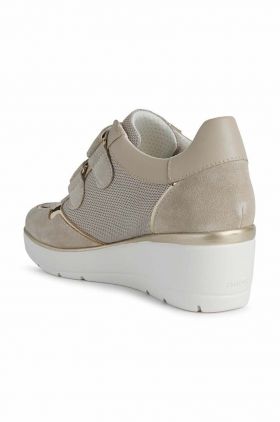 Geox sneakers D ILDE B culoarea bej, D25RAB 01422 C6738