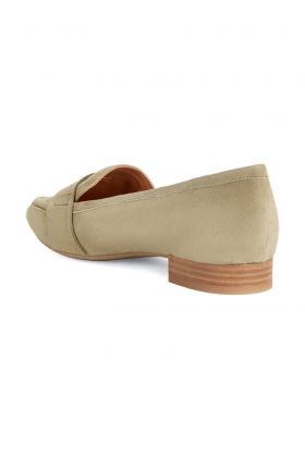 GeoX mocasini de piele D CHARYSSA A culoarea verde, D359BA 00021 C3012