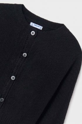 Mayoral cardigan cu amestec de lână pentru copii culoarea negru, light