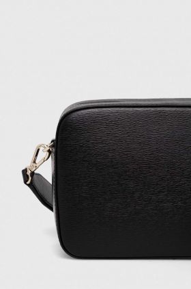 Dkny poseta de piele culoarea negru