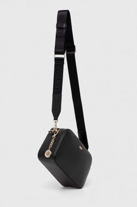 Dkny poseta de piele culoarea negru