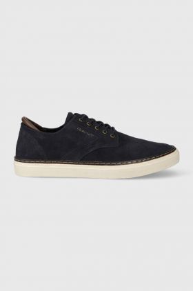 Gant sneakers din piele intoarsă Prepville culoarea albastru marin, 27633266.G69