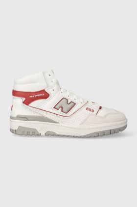 New Balance sneakers BB650RWF culoarea alb