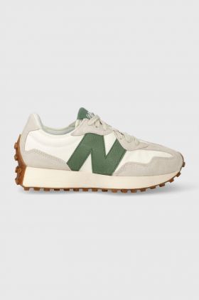 New Balance sneakers din piele U327LX culoarea alb