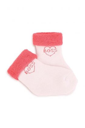 BOSS sosete bebe 2-pack culoarea roz