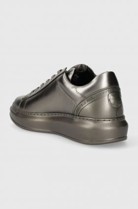 Karl Lagerfeld sneakers din piele KAPRI MENS KC culoarea argintiu, KL52575M