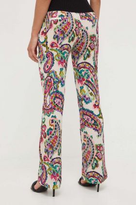 Morgan pantaloni femei, drept, high waist