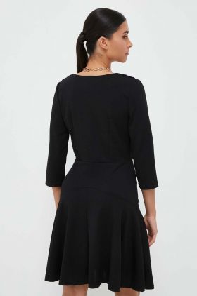 Morgan rochie culoarea negru, mini, evazati