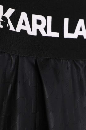 Karl Lagerfeld pantaloni scurti copii culoarea negru, modelator