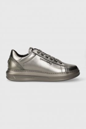 Karl Lagerfeld sneakers din piele KAPRI MENS KC culoarea argintiu, KL52575M