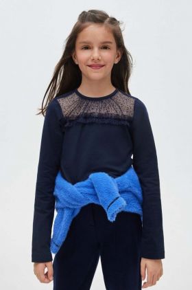 Mayoral longsleeve copii culoarea albastru marin
