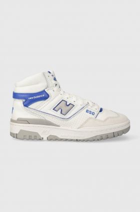 New Balance sneakers BB650RWI culoarea alb