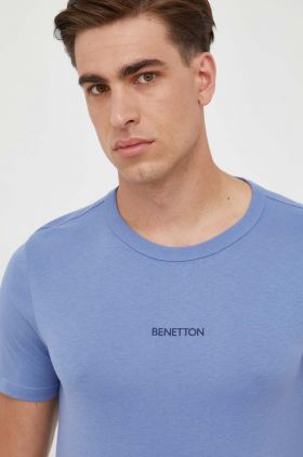 United Colors of Benetton tricou din bumbac cu imprimeu