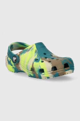 Crocs slapi copii culoarea verde