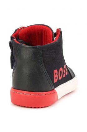 BOSS sneakers pentru copii culoarea albastru marin