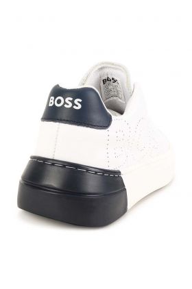 BOSS sneakers pentru copii culoarea alb