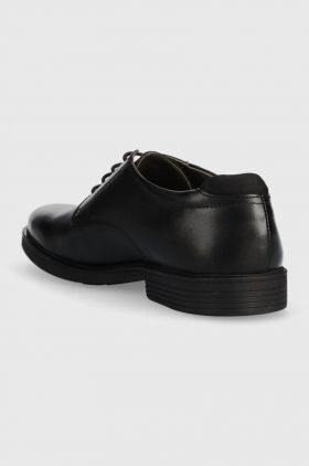 Geox pantofi de piele culoarea negru