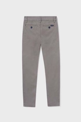 Mayoral pantaloni copii culoarea gri, neted