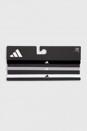 adidas Performance bentițe pentru cap 3-pack culoarea alb IK0471