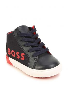 BOSS sneakers pentru copii culoarea albastru marin