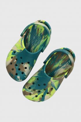 Crocs slapi copii culoarea verde