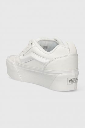 Vans tenisi Knu Stack femei, culoarea alb, VN000CP6W001