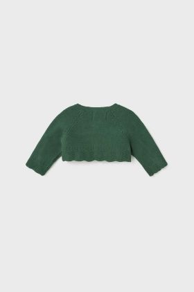 Mayoral Newborn cardigan bebe culoarea verde, light