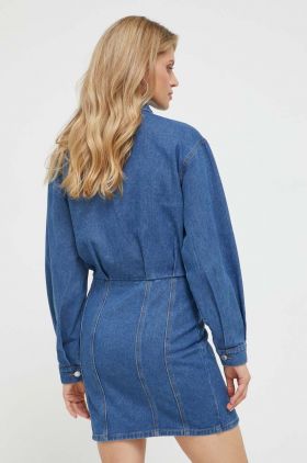 Answear Lab rochie jeans PREMIUM DENIM mini, drept